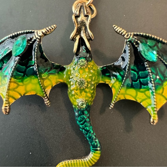 NWT Dragon Jeweled Keychain - Picture 4 of 11